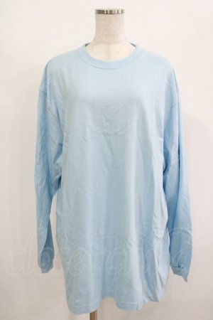 画像: NieR Clothing / BACK PRINT CUTSEW  ブルー H-25-08-15-050-PU-TO-KB-ZH