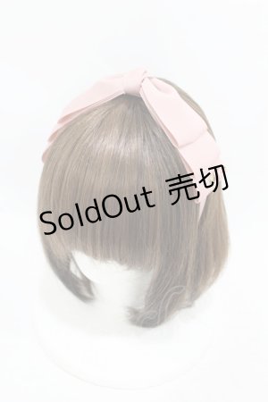 画像: m petit by misako / NINA'sコラボ AM*NIリボンカチューシャ  ピンク H-25-08-15-1007-LO-AC-NS-ZH