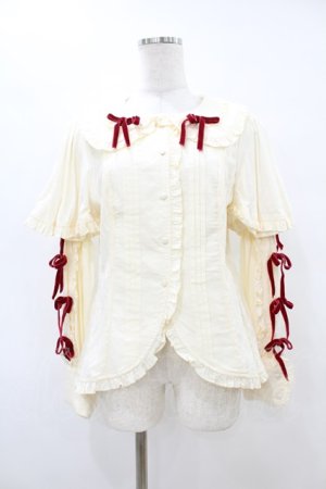 画像: Hoshibako Works / 西洋人形魔法　ブラウス M アイボリー/ワイン H-25-08-15-1031-0-BL-NS-ZH