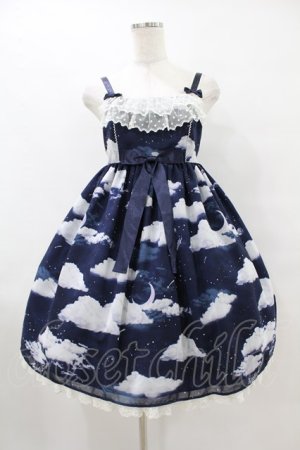 画像: Angelic Pretty / Misty Skyジャンパースカート Free ネイビー H-25-08-15-1033-AP-OP-NS-ZH