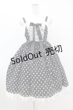 画像: Angelic Pretty / ホイップレディジャンパースカート Free ブラック H-25-08-15-1034-AP-OP-NS-ZH