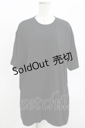 画像: NieR Clothing / プリントCOTTON CUTSEW XL 黒 H-25-08-15-058-PU-TO-KB-ZT164