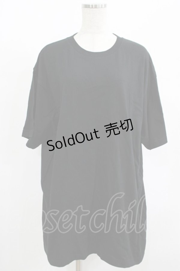 画像1: NieR Clothing / プリントCOTTON CUTSEW XL 黒 H-25-08-15-058-PU-TO-KB-ZT164 (1)