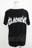 画像3: GLAD NEWS / バックプリントTシャツ  黒 H-25-08-15-059-GL-TO-KB-ZT161 (3)