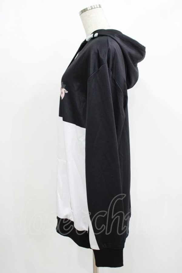画像2: NieR Clothing / プリントプルパーカー  黒×白 H-25-08-15-064-PU-TO-KB-ZH (2)