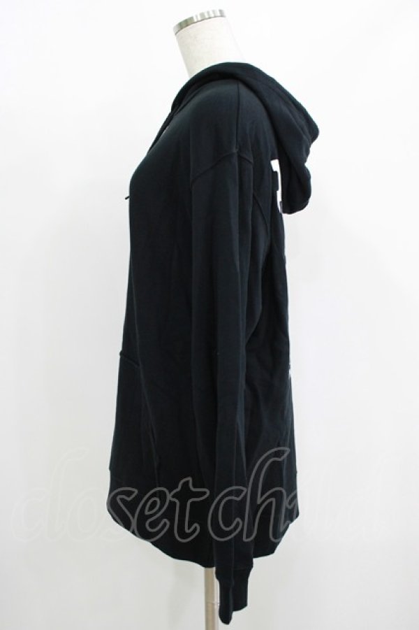 NieR Clothing / プリントプルパーカー XL 黒 H-25-08-15-065-PU