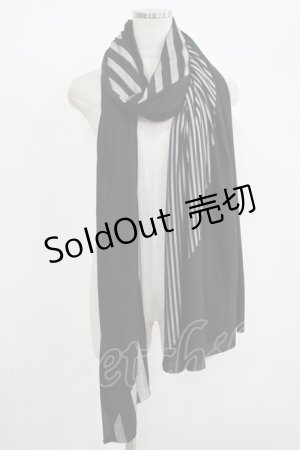 画像: GADGET GROW / 切替ストール  黒 H-25-08-15-072-GO-ZA-KB-ZH