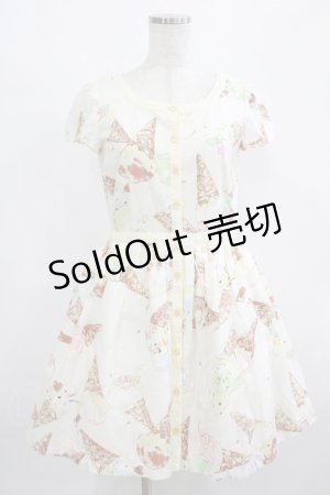 画像: MILK / ICE CREAMドレス  メープルバニラプリント H-25-08-15-008-ML-OP-KB-ZH