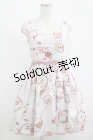 画像: MILK / Tea Partyドレス  ピンクベース H-25-08-15-011-ML-OP-KB-ZH