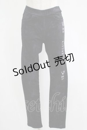 画像: SEX POT ReVeNGe / プリントスキニーパンツ M 黒 H-25-08-16-028-SP-PA-KB-ZH