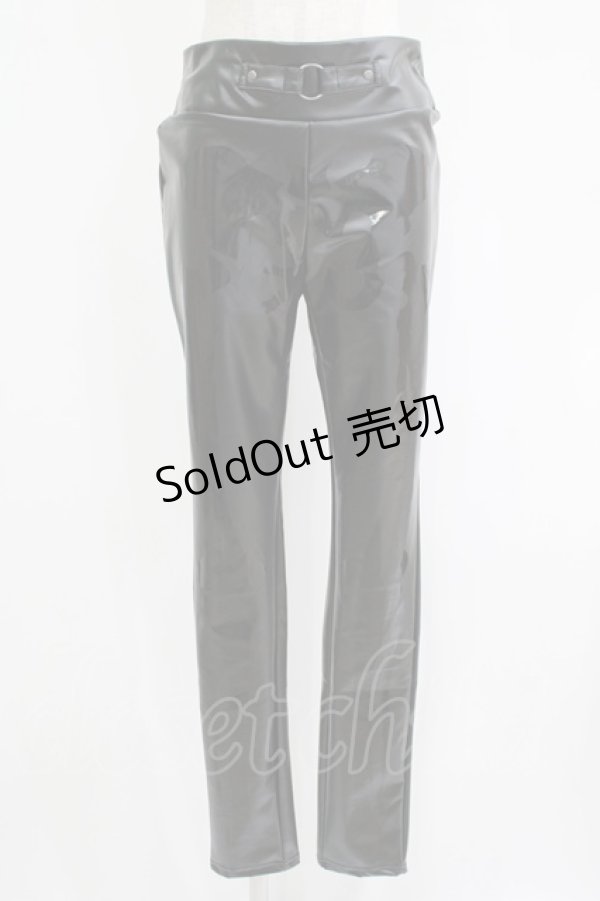 画像1: KILL STAR / Ossuary Leggings M ブラック H-25-08-16-029-SL-PA-KB-ZH (1)