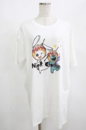 画像: NieR Clothing / プリントCOTTON CUTSEW  白 H-25-08-16-032-PU-TO-KB-ZH