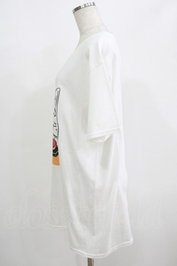 画像2: NieR Clothing / プリントCOTTON CUTSEW  白 H-25-08-16-033-PU-TO-KB-ZT494 (2)