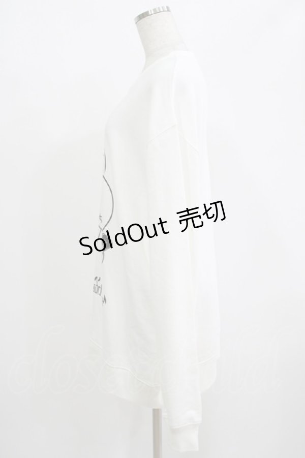 画像2: NieR Clothing / プリントSWEAT  2XL 白 H-25-08-16-035-PU-TO-KB-ZH (2)