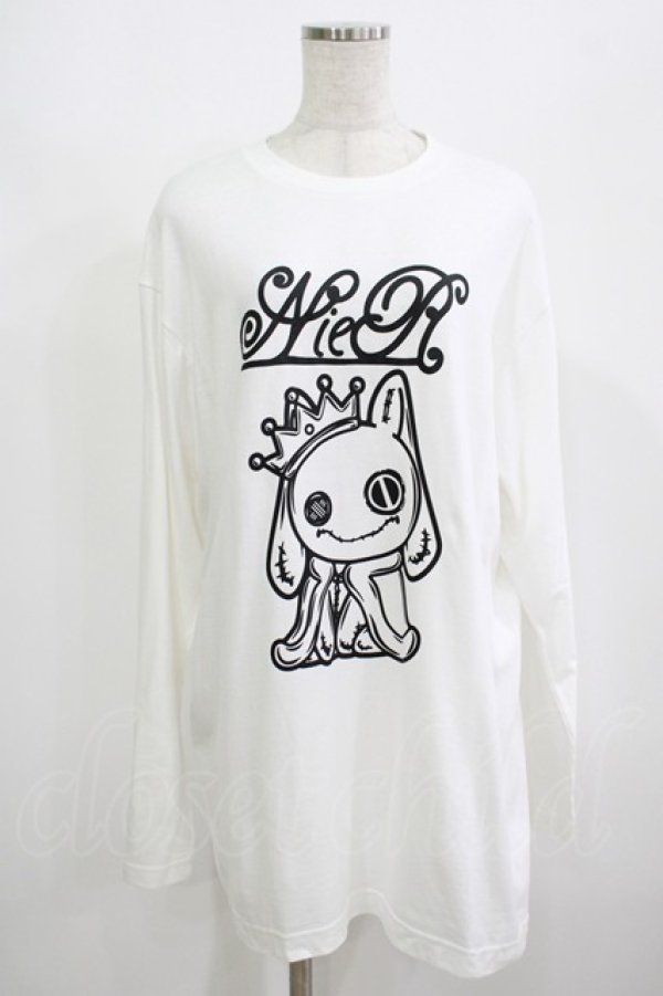 画像1: NieR Clothing / COTTON LONG CUTSEW XL 白 H-25-08-16-036-PU-TO-KB-ZH (1)