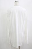 画像3: NieR Clothing / COTTON LONG CUTSEW XL 白 H-25-08-16-036-PU-TO-KB-ZH (3)