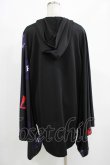 画像3: NieR Clothing / 着物風袖ZIPパーカー  黒 H-25-08-16-043-PU-TO-KB-ZH (3)