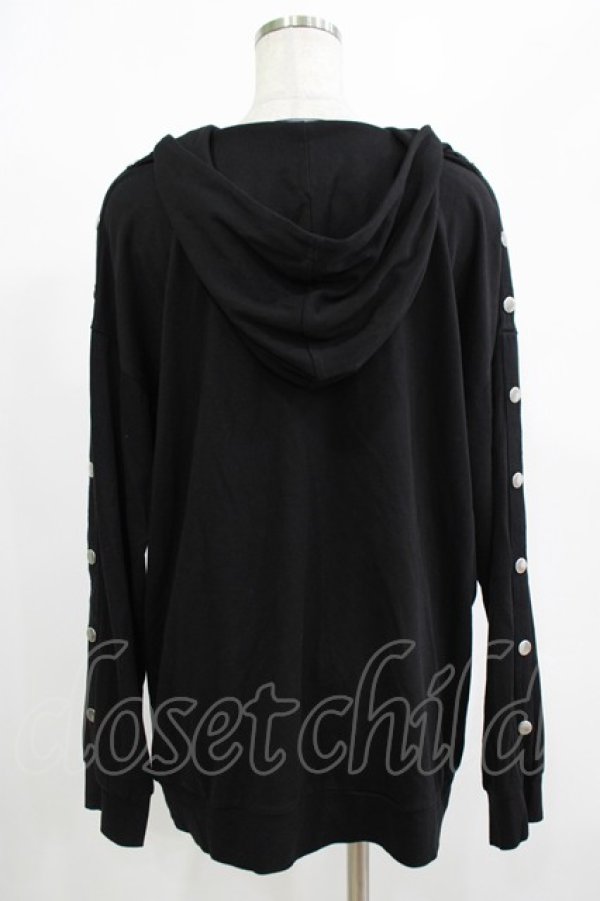 画像3: meltyglow / プリントプルパーカー  黒 H-25-08-16-045-PU-TO-KB-ZH (3)