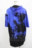 画像3: NieR Clothing / 半袖ZIPパーカー  青 H-25-08-16-048-PU-TO-KB-ZH (3)
