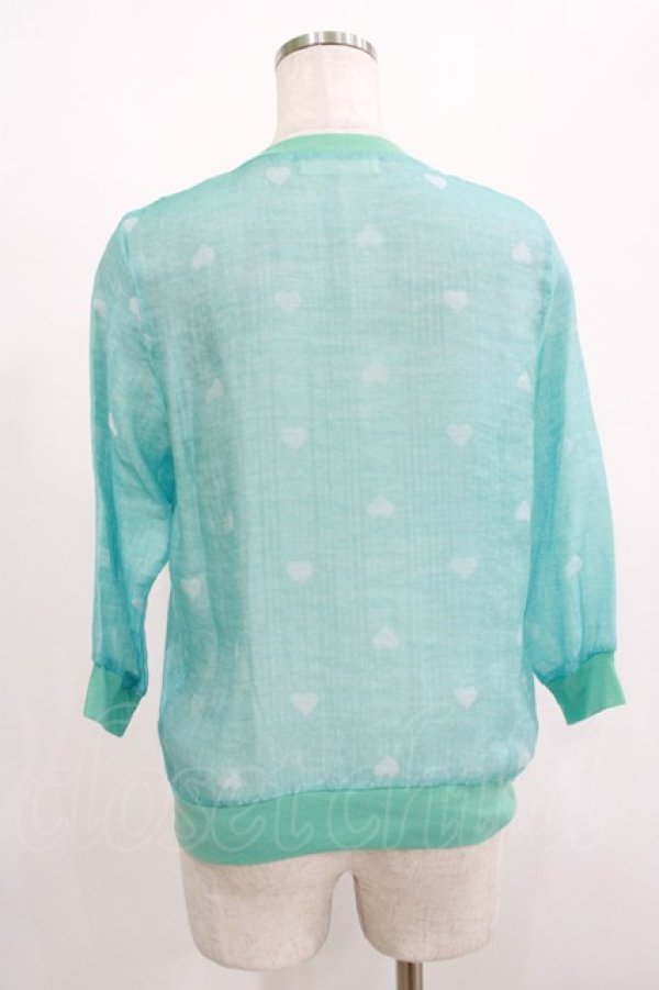 画像3: RNA / シアーハートカーディガン  サックス H-25-08-16-053-PU-TO-KB-ZT161 (3)