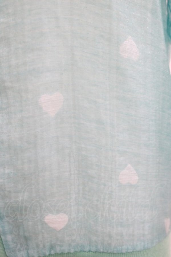 画像4: RNA / シアーハートカーディガン  サックス H-25-08-16-053-PU-TO-KB-ZT161 (4)