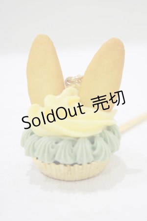 画像: Q-pot. / イースターバニーカップケーキネックレス  ミントグリーン H-25-08-16-072-QP-AC-KB-ZH