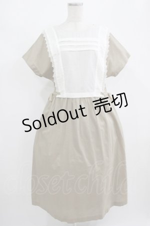 画像: Jane Marple / Victorian gilet dress  ライトブラウン H-25-08-17-1001-JM-OP-KB-ZH