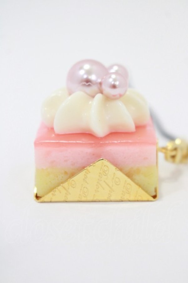 画像3: Q-pot. / ミッキーマウスのプチケーキストロベリークリームストラップ   H-25-08-17-1036-QP-ZA-KB-ZH (3)