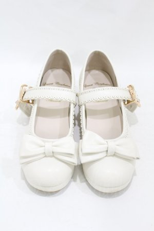 画像: Amavel / スカラップリボン付パンプス L(24-24.5cm） オフ H-25-08-18-001-CA-SH-NS-ZH