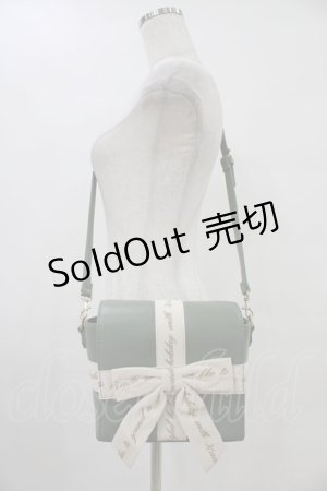 画像: Fi.n.t / プレゼントボックスバッグ  GREEN×WH H-25-08-18-038-CA-BG-NS-ZH
