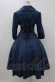 画像2: Innocent World / エレーヌローズワンピース M Dark Blue H-25-08-18-041-IW-OP-NS-ZH (2)