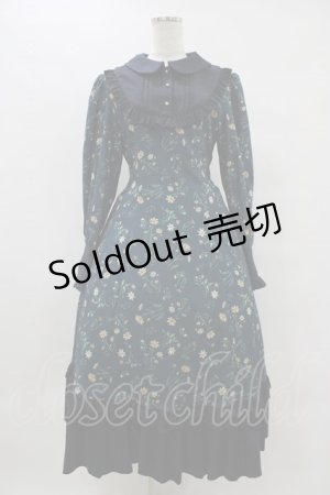 画像: Hoshibako Works / コスモスハーモニーワンピース S ネイビー H-25-08-18-042-0-OP-NS-ZH