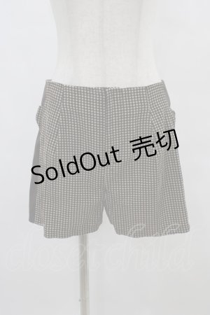 画像: NO.S PROJECT / フレアショートパンツ S ブラウン H-25-08-18-050-LO-PA-NS-ZH