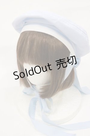 画像: metamorphose / セーラーベレー帽(ワッペン付)  サックス H-25-08-18-1001-ME-AC-NS-ZH