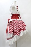 画像3: BABY,THE STARS SHINE BRIGHT / 初音ミクStrawberry Dress×BABY, THE STARS SHINE BRIGHTコラボレーションドレスセット Free オフ/レッド H-25-08-18-1029-BA-OP-NS-ZH (3)