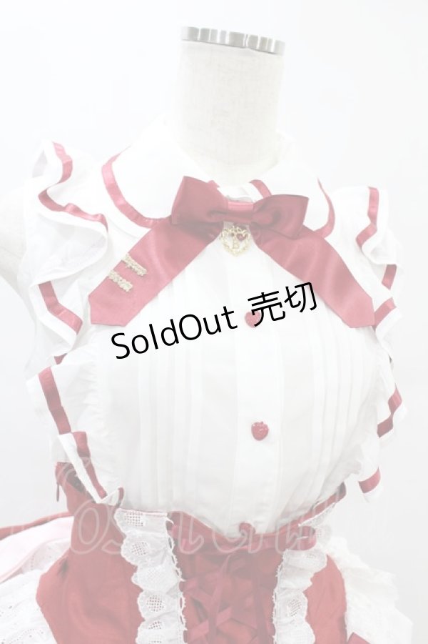 画像4: BABY,THE STARS SHINE BRIGHT / 初音ミクStrawberry Dress×BABY, THE STARS SHINE BRIGHTコラボレーションドレスセット Free オフ/レッド H-25-08-18-1029-BA-OP-NS-ZH (4)