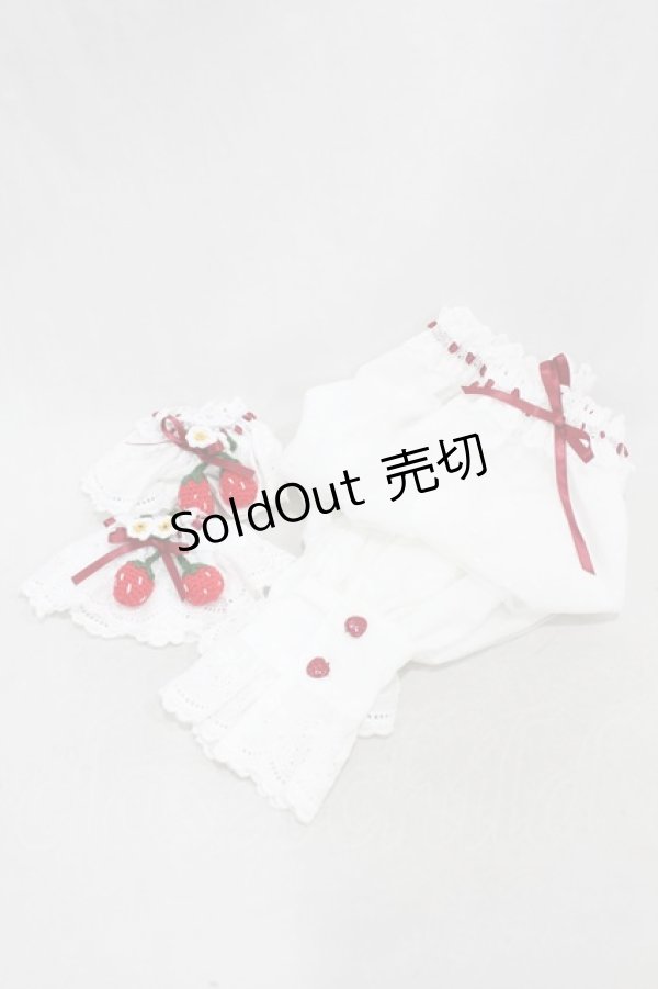 画像6: BABY,THE STARS SHINE BRIGHT / 初音ミクStrawberry Dress×BABY, THE STARS SHINE BRIGHTコラボレーションドレスセット Free オフ/レッド H-25-08-18-1029-BA-OP-NS-ZH (6)