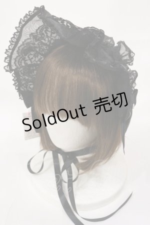 画像: metamorphose / Mellifluous ブリムヘッドドレス  ブラック H-25-08-18-1006-ME-AC-NS-ZH
