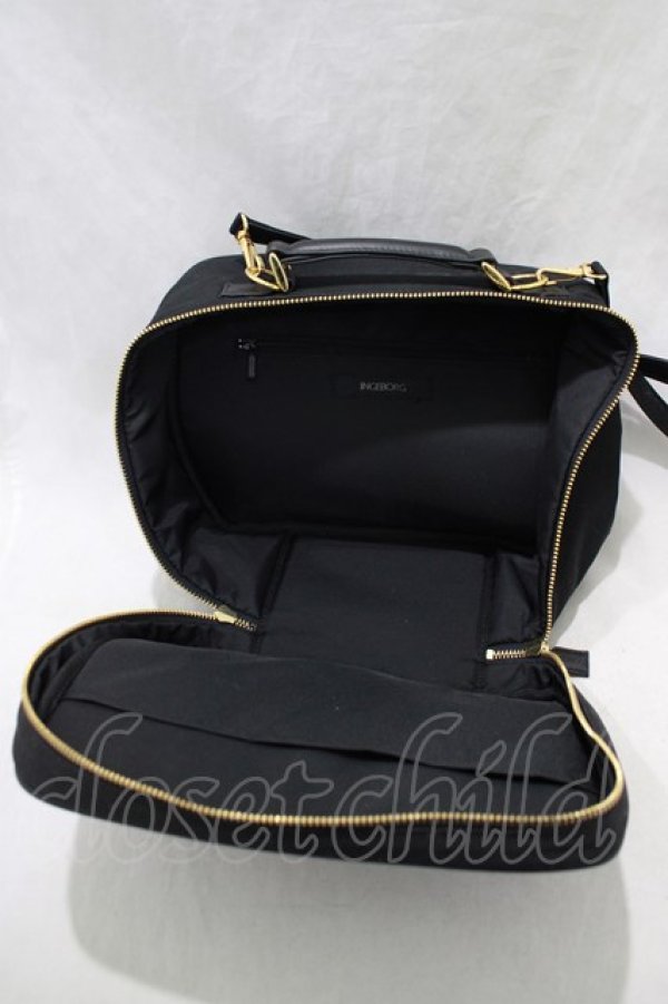 画像5: INGEBORG / ショルダーバッグ  ブラック H-25-08-18-1040-LO-BG-NS-ZH (5)