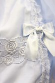画像4: metamorphose / 【プラスサイズ】Mellifluous フロントあきフリルジャンパースカート プラスサイズ サックス H-25-08-18-1013-ME-OP-NS-ZH (4)