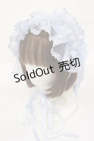 画像: metamorphose / Fairyフリルヘッドドレス  サックス H-25-08-18-1002-ME-AC-NS-ZH