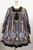 画像1: To Alice / 西洋学園セーラーワンピース+ベレー M ブラック H-25-08-18-1018-LO-OP-NS-ZH (1)
