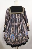 画像2: To Alice / 西洋学園セーラーワンピース+ベレー M ブラック H-25-08-18-1018-LO-OP-NS-ZH (2)