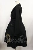 画像2: metamorphose / クラウンエンブレム刺繍入りコート サイズ1 ブラック H-25-08-18-1019-ME-CO-NS-ZH (2)