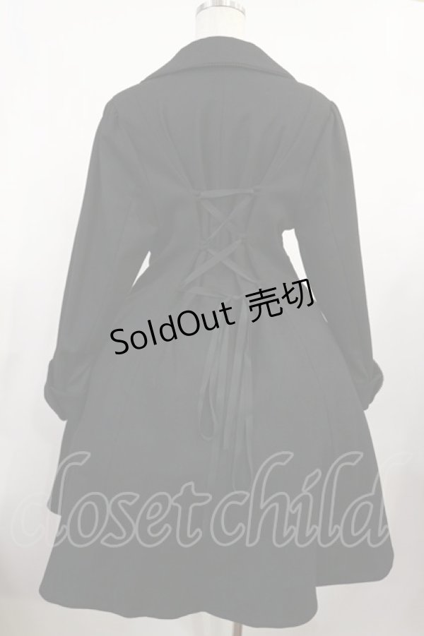 画像3: metamorphose / クラウンエンブレム刺繍入りコート サイズ1 ブラック H-25-08-18-1019-ME-CO-NS-ZH (3)