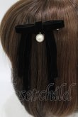 画像2: Angelic Pretty / Lady Ribbonバレッタ  ブラック H-25-08-18-011-AP-AC-NS-ZH (2)