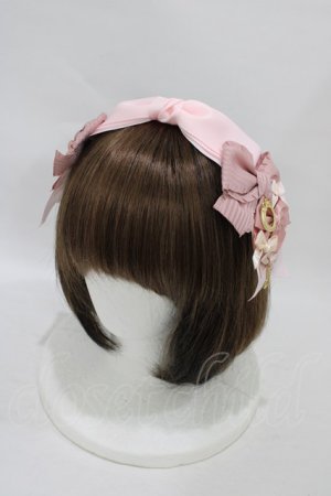 画像: LOTUS ribbon / グログランリボンクリップ  ピンク H-25-08-18-015-EL-AC-NS-ZH