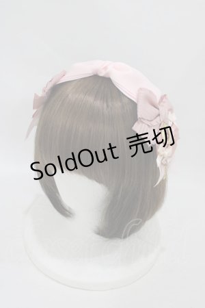 画像: LOTUS ribbon / グログランリボンクリップ  ピンク H-25-08-18-015-EL-AC-NS-ZH