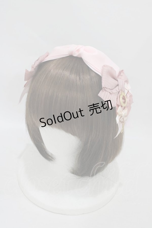 画像1: LOTUS ribbon / グログランリボンクリップ  ピンク H-25-08-18-015-EL-AC-NS-ZH (1)