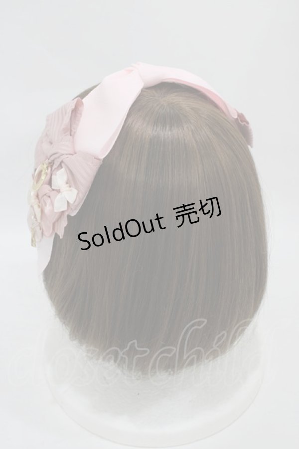 画像2: LOTUS ribbon / グログランリボンクリップ  ピンク H-25-08-18-015-EL-AC-NS-ZH (2)